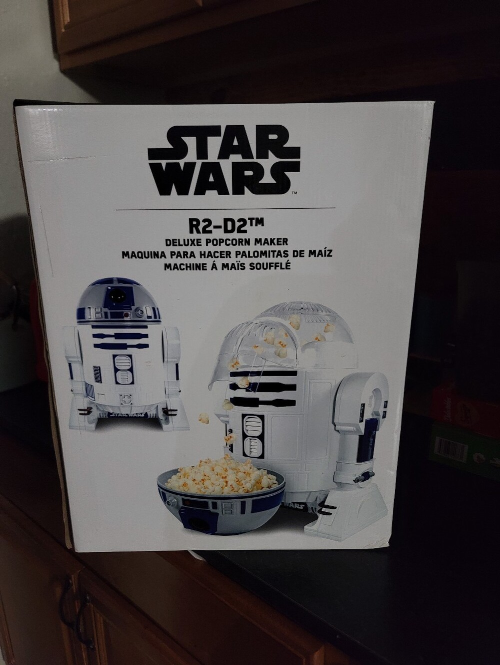 Star Wars R2-D2 Popcorn Maker - Open Box White & Blue